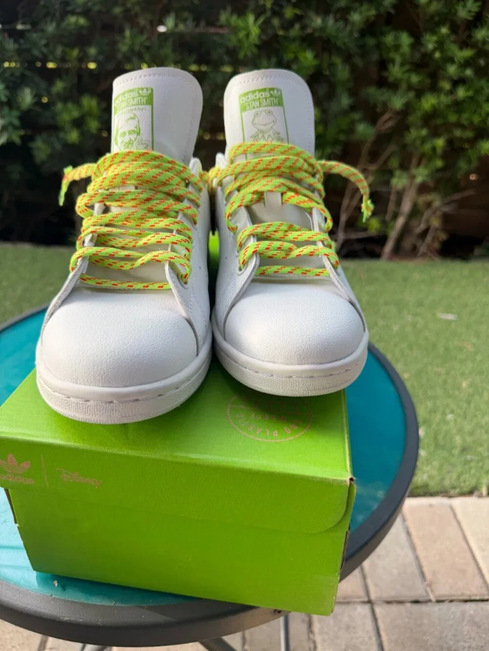 Adidas Stan Smith x Kermit Disney Sneakers Men’s 8.5 Green FX5550